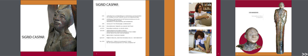 Webdesign-Referenz Sigrid Caspar - Katalog
